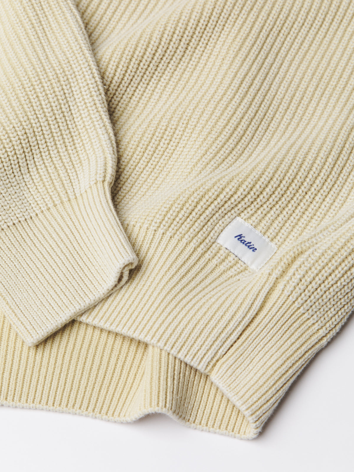Katin Swell Sweater in Birch, detail, embroidered flag #color_birch