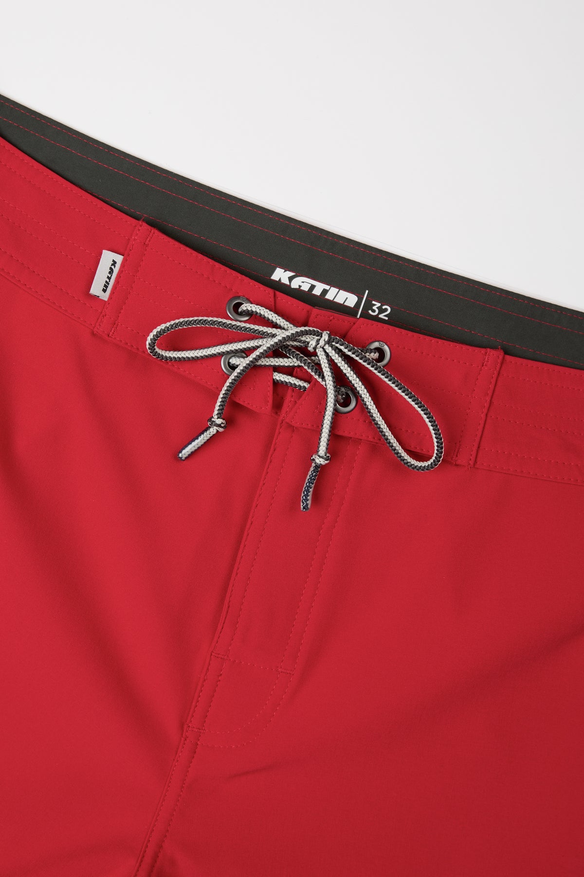 Katin One Fifty One Surf Trunk in Red, detail 1 #color_red