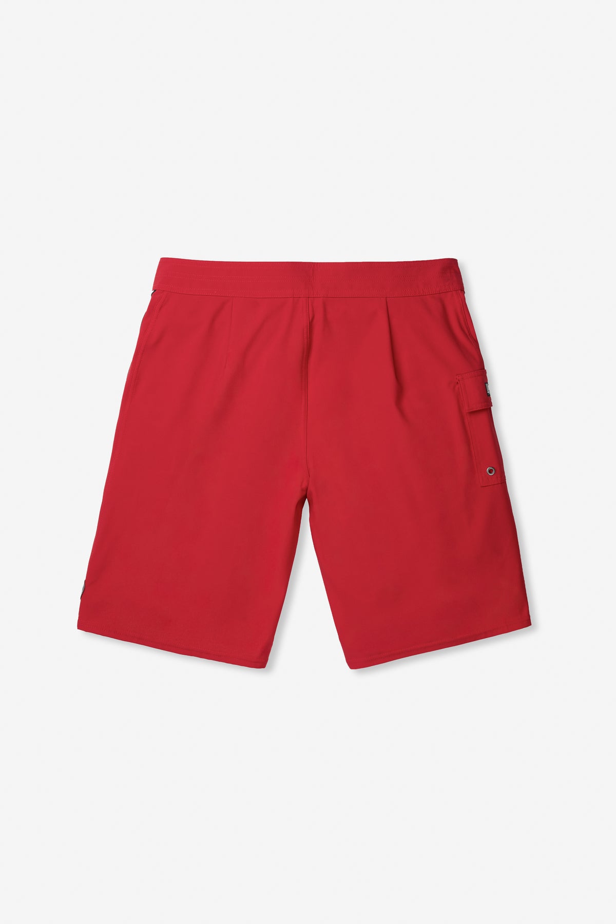 Katin One Fifty One Surf Trunk in Red, flat, back #color_red