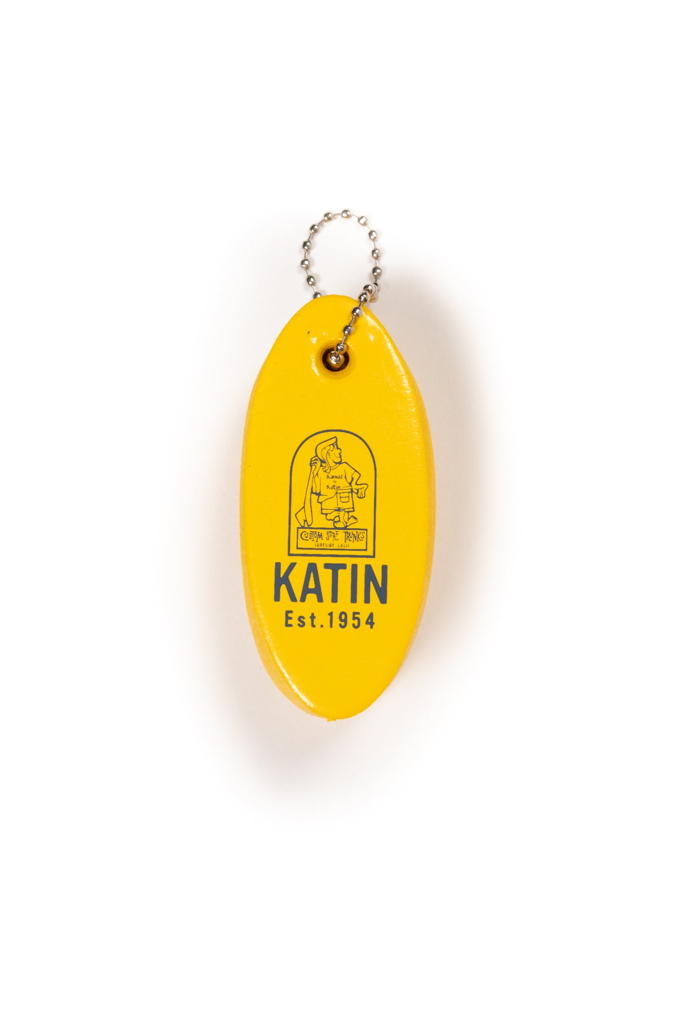 Boat Float Keychain in Yellow | Casual Surf Clothing by Katin